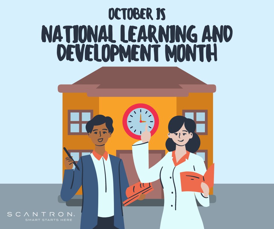 Scantron's tweet photo. National Learning and Development Month focuses on the importance of supporting education and learning at every stage of life. Scantron supports education at all levels, so read that extra book, take that extra class, or become a mentor. #Scantron #SmartStartsHere #K12 #HigherEd https://t.co/MyDFJOSEvW