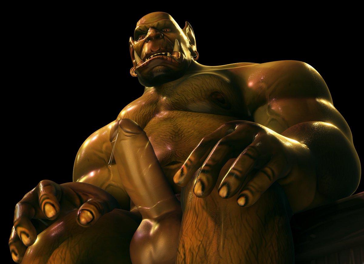 😈I can make sweaty and oily things with models now. More juice in animations!
#orc #daddy #bear #WorldOfWarcraft