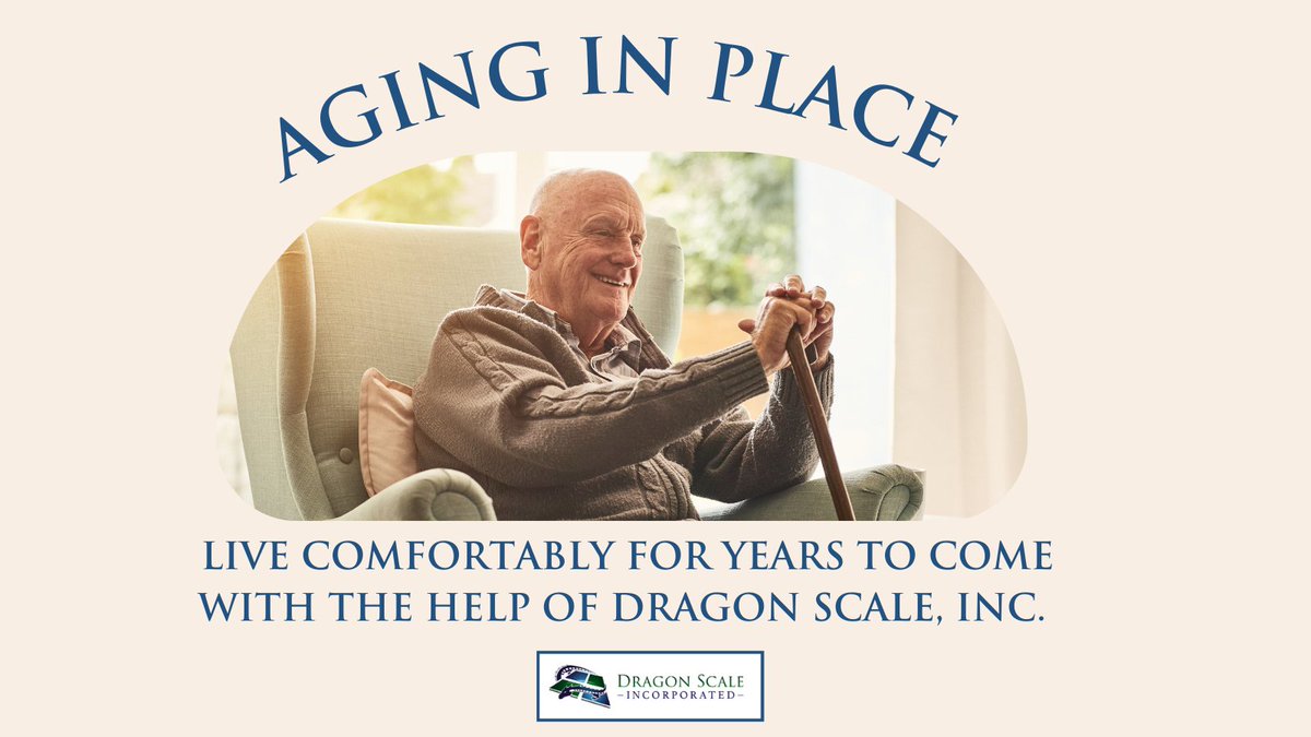 dragonscaleinc's tweet photo. Have you ever wondered what it takes to age in place gracefully in your forever home? Learn about Dragon Scales #AgingInPlace services so you can live comfortably in your home for years to come: https://t.co/v2oj3Yzf0H https://t.co/Kke5oPJ5DG