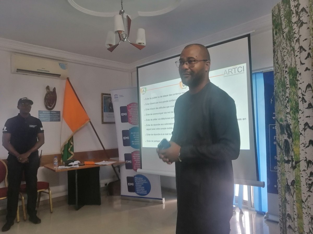 CelluleAntiFake's tweet photo. #CAFN
Nous sommes depuis ce matin à @UnescoAbidjan pour la célébration de la #SemaineMondialeEMI avec @LesBenevolesEmi
Une occasion majeure d’examiner et de saluer les progrès accomplis pour atteindre l’objectif « éducation aux médias et à l’information pour tous » https://t.co/BfOX8RbAur