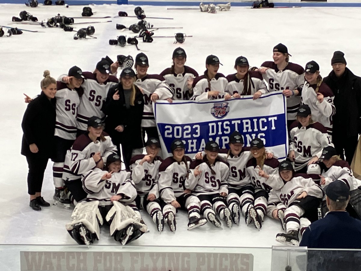 Congrats to SSM Prep 22-1 with a 6-2 win punching their ticket to 19u Nationals- Genny awesome game in net! ⁦<a href="/YouthHockeyHub/">YHH</a>⁩ ⁦<a href="/TheRinkLive/">The Rink Live</a>⁩ ⁦<a href="/mnhshockeytalk/">mnhshockeytalk</a>⁩ ⁦<a href="/PondhockeyMN/">hockey Fan</a>⁩ ⁦<a href="/xHockeyProducts/">xHockeyProducts.com</a>⁩ ⁦<a href="/SSMGennyKlein30/">Genevieve Klein 1</a>⁩