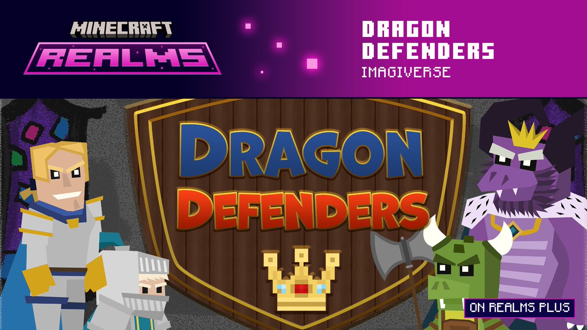 Dragon Defenders by <a href="/imagiversemc/">⭐️imagiverse</a> is available now on #RealmsPlus! 

Lead your dragons to victory in this unique tower defense minigame while enjoying a charming story adventure!

🐲redsto.ne/Realms