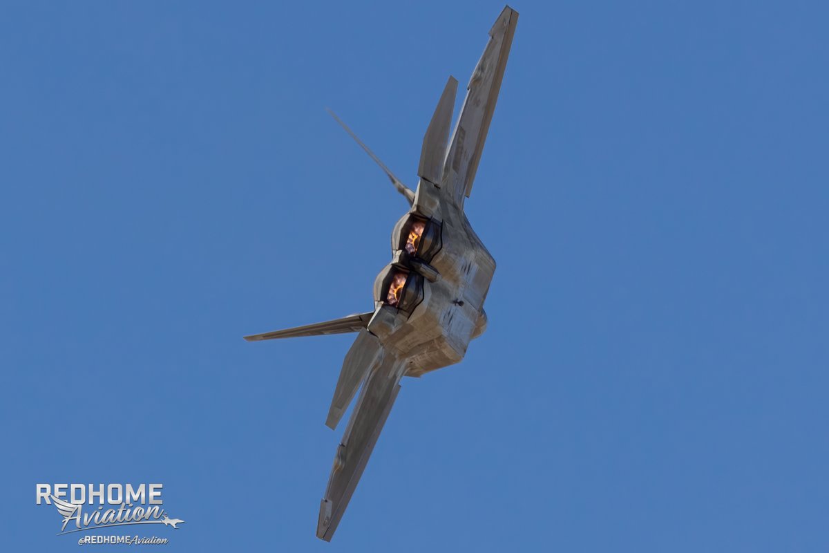 RedhomeAviation's tweet photo. The Raptor from @F22DemoTeam at the @ATXAviationExpo on rehearsal day, showing off some of the capabilities of the world's most feared air-dominance fighter. More on Facebook https://t.co/IOKgSKAyKu https://t.co/GWLQy8L8Hx
