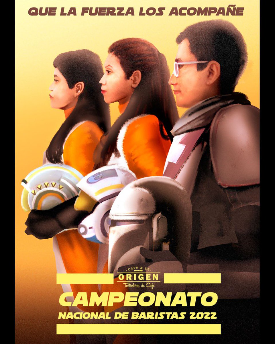 OrigenTC's tweet photo. Horarios de competencia de David, Cristina y Jhosseline para el viernes 28/10.
David “Potter” Salazar: 11:20am.
Cristina Olivar: 1:20pm.
Jhosseline Benites: 6:00pm.
¡Que la Fuerza los acompañe!🙌
#campeonatonacionaldebaristas #ficafe #ayacucho #ficafe2022 #campeonatodebaristas https://t.co/qn0t1VirrV