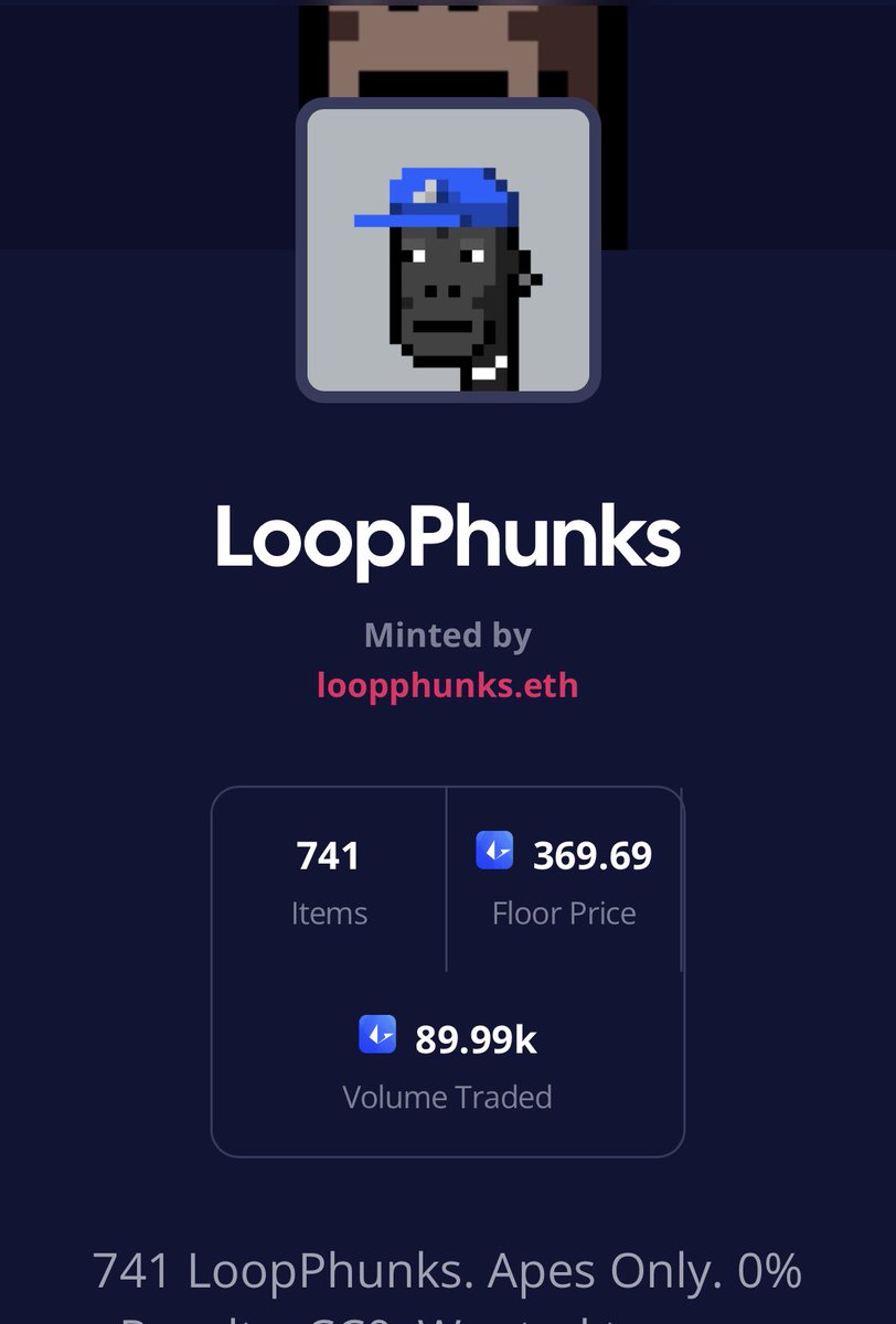 Loop_Phunks's tweet photo. GM LoopPhunks and Layer 2 fam! 

Exciting day! Doing giveaways periodically throughout the day as we work our way through the last ~80  left in the minting wallet! 

Hit me with that “GM”

Think we can crack 100k volume today? 😬

Like, follow, retweet - 5 winners in ~16 hours! https://t.co/6bVOR3UW7H