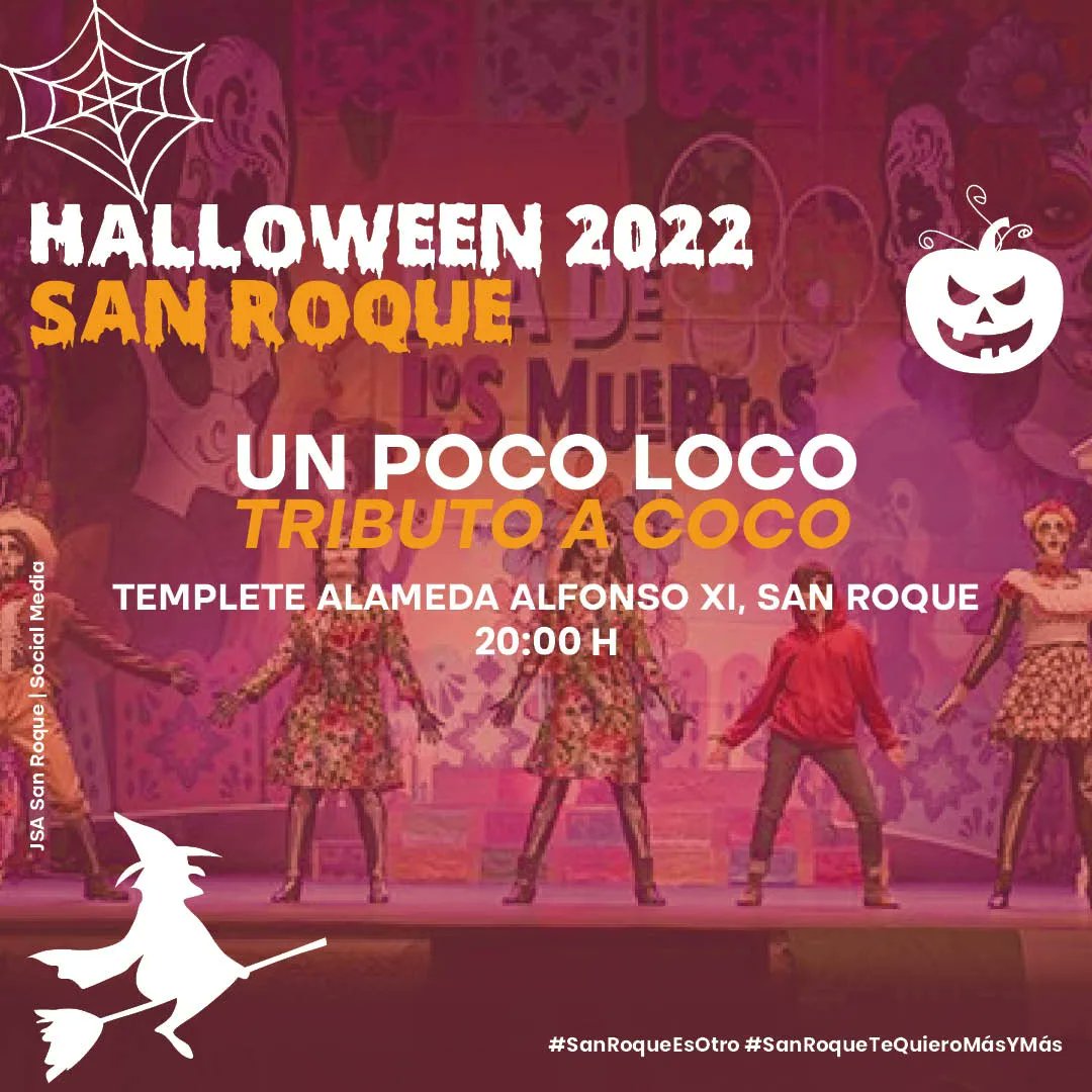 san_jsa's tweet photo. Mañana, 28 de octubre, comenzarán las actividades previstas para este fin de semana con motivo de la Fiesta de Halloween y Tosantos. 

 #SanRoqueEsOtro #SanRoqueTeQuieroMásYMás #Halloween2022 #Tosantos https://t.co/X82Y729lc4