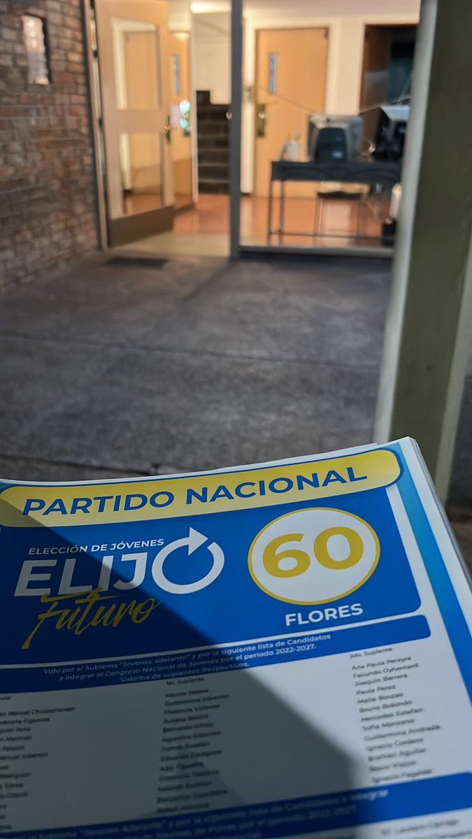 NachoFagalde22's tweet photo. Solo restan 48 horas para las elecciones de Jóvenes del Partido Nacional ! 
Desde la capital, con la barra de @elijo_futuro, continuamos trabajando y arrimándole la 60 a compañeros y amigos para llenar las urnas este sábado. 🗳 https://t.co/XKn3aUsRkM
