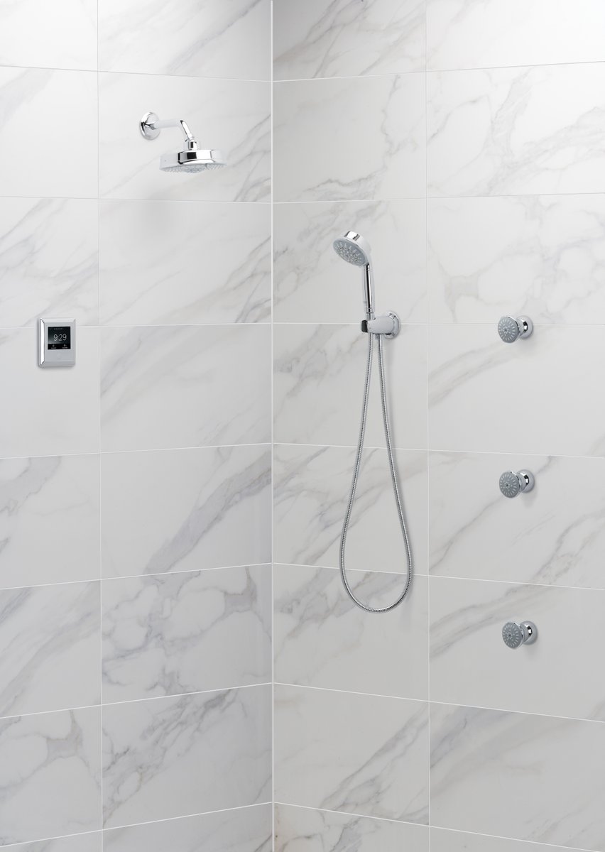 Building? Renovating? Create an uncluttered oasis by pairing our digital control with up to three water sources. Our ultra-sleek, intuitive control creates the ultimate luxury experience.