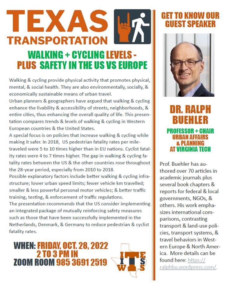 CM2_UTC's tweet photo. This Friday at 2:00PM, join us in listening to Dr. Ralph Buehler as a guest speaker over zoom! https://t.co/m99yrn8inj