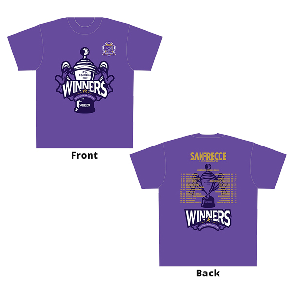 🟣2022JリーグYBCルヴァンカップ優勝記念グッズ🐻🌟 🏆優勝記念Tシャツ