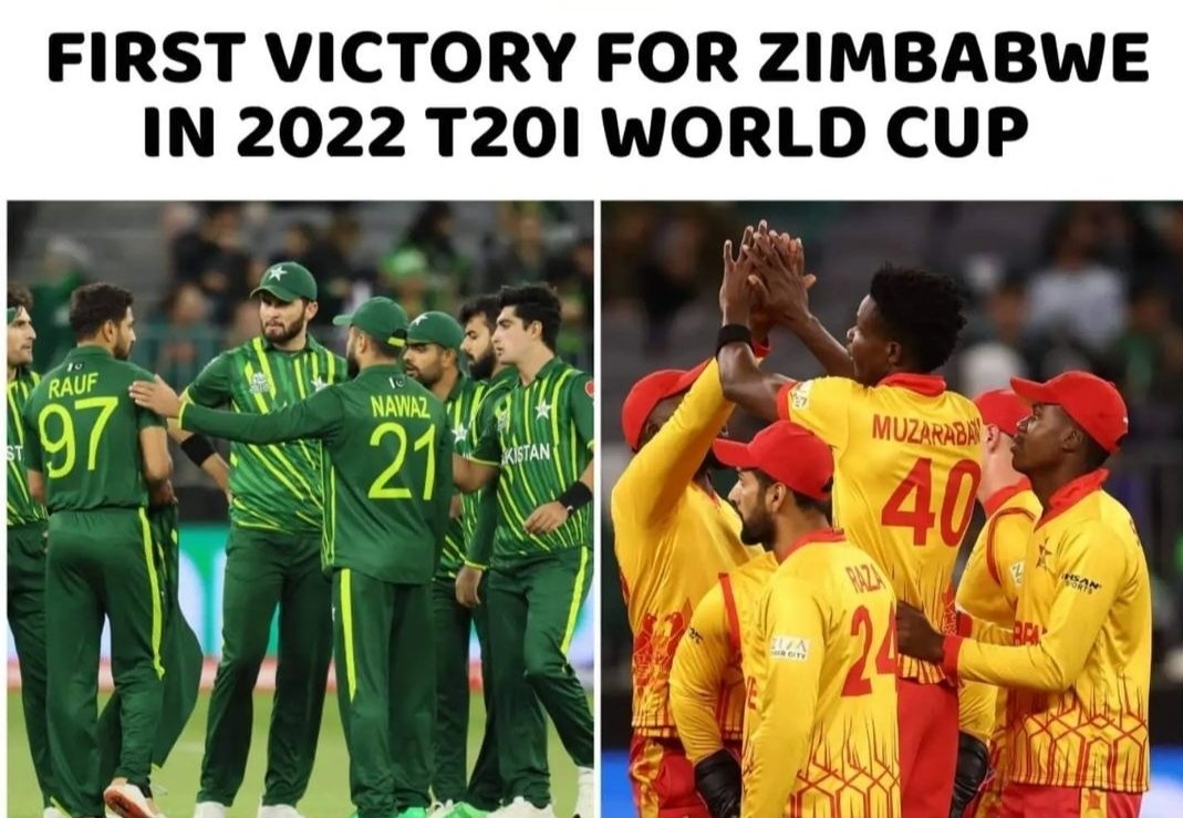 live_patna's tweet photo. #T20WorldCup2022 में आज #PAKvsZIM के बीच हुए मैच में जिम्बावे ने #पकिस्तान को हराया।
#PAKvsZIM #T20CWC2022 https://t.co/7zt8ypXb1K
