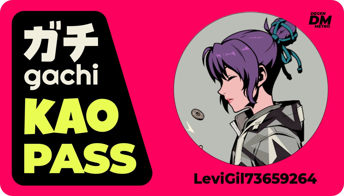 gachi_botz's tweet photo. Konnichiwa LeviGil73659264 

You have been accepted into the Gachi Gang.  Oss!

Retweet this for a chance to win a free mint!

#gachi_wtf #gachi #🫤 https://t.co/3jNo5bFlu0