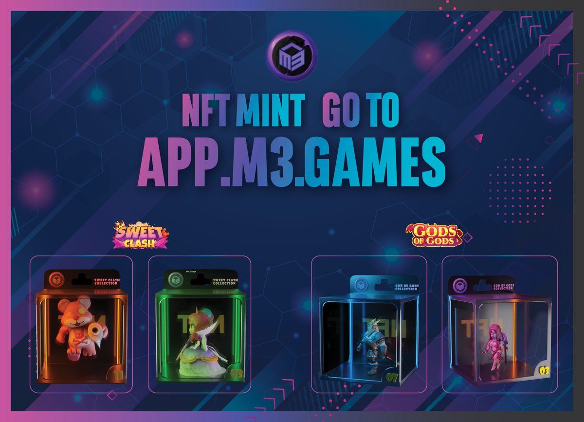 M3gamesofficial's tweet photo. D-4 before opening, be prepare because the first days, NFT statistics will be higher ;)

#mint #NFTs #P2E #M3games #M3army https://t.co/BACsSQE4ep