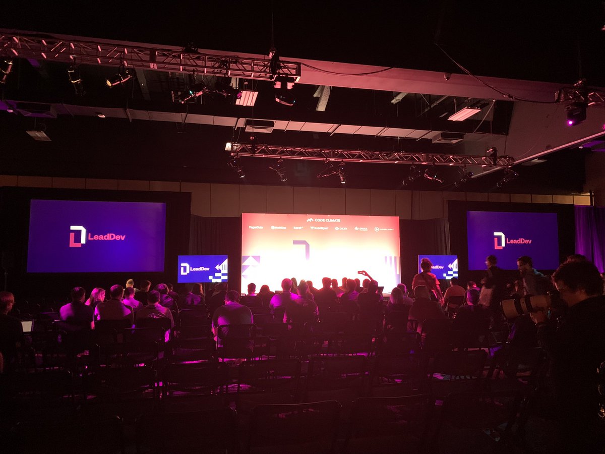 BekahCheek's tweet photo. Excited for day 2 of #LeadDevSanFrancisco after a great first day of talks https://t.co/kqaRAHltpk