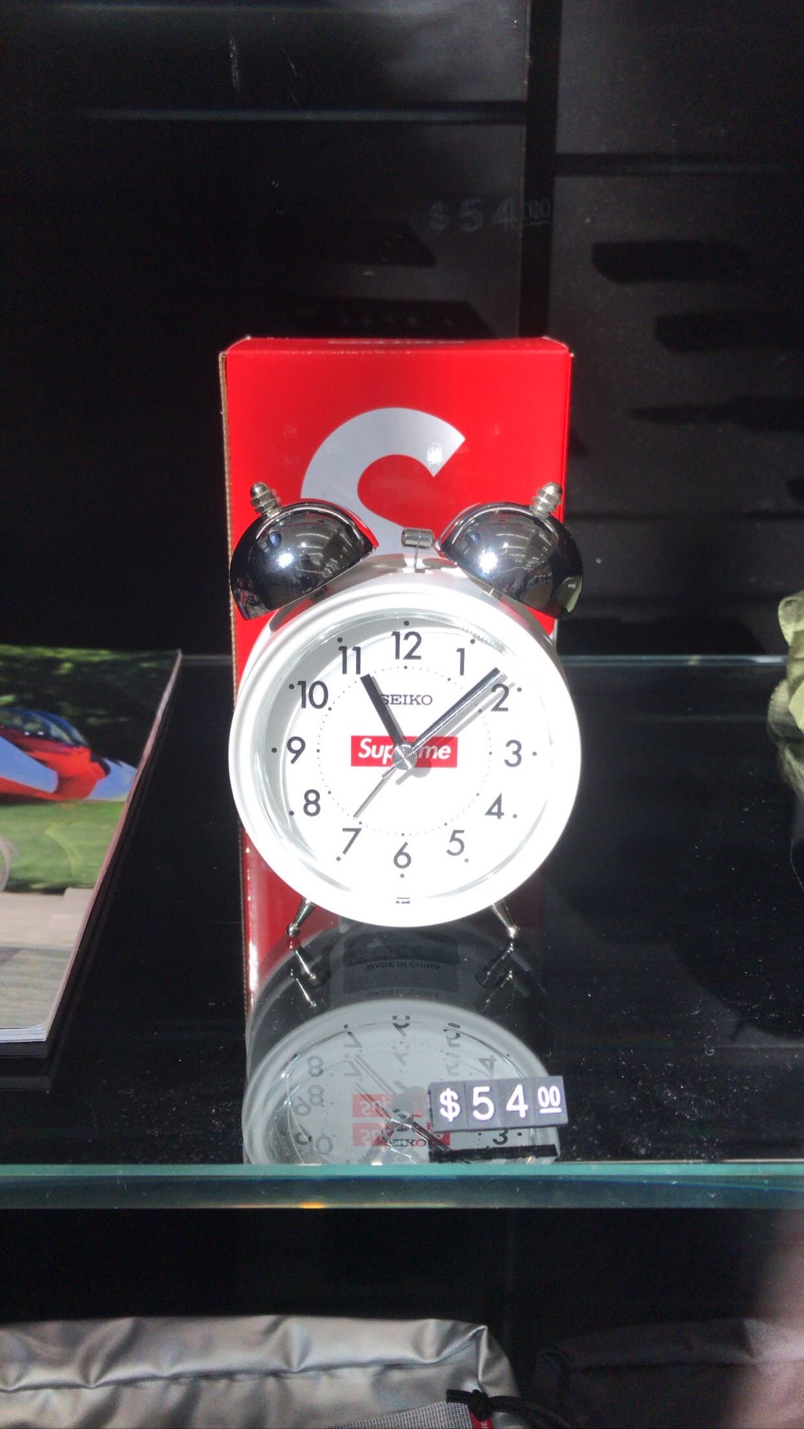 格安店 Supreme Seiko Alarm Clock White ecousarecycling.com
