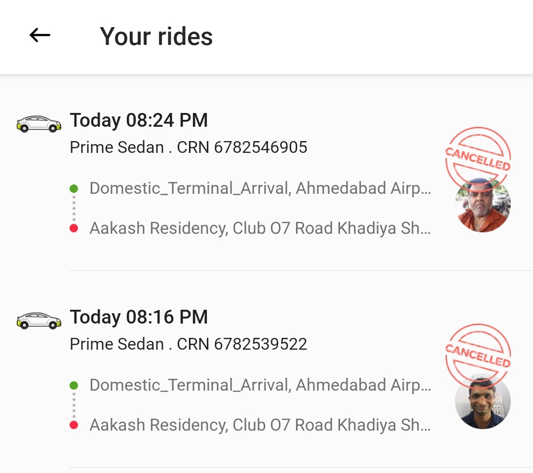 AlphaPetrolhead's tweet photo. @Olacabs @Ola_Ahmedabad 
More than 4 Prime Rides consecutively denied by drivers stating -

"It's a Strike" &amp; demanded EXTRAVAGANT amounts for ride from @ahmairport .

And as usual, Prepaid Taxis &amp; Autos harrassing passengers at @ahmairport .

GET YOUR SHIT TOGETHER! https://t.co/3QE0fzzPao