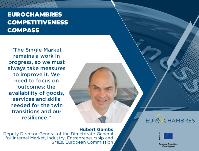 During the #markets session, @EU_Growth DDG Hubert Gambs highlighted the need to identify transition path & build industrial alliances, to increase resilience, to accelerate #twintransitions and to improve the EU #singlemarket. #Chambers4EU