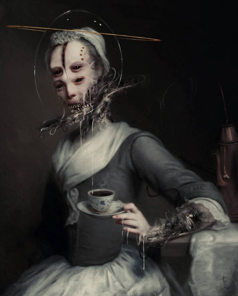 deathbyhibachi's tweet image. ☕️

#Art by Roberto Diaz