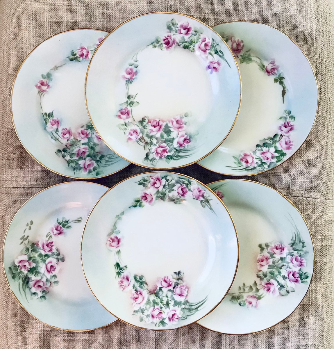 jarmgirl's tweet photo. Pastel Floral Plate Set Noritake Nippon Hand Painted Plates 6 Dessert Cake Or Bread &amp; Butter Size Plates Shabby Chic Decorative Plates https://t.co/4TvXxpZi55 #white #blue #tabletop #plateset #nipponplateset #handpaintedplates #plateset #dessertplates #cakeplates https://t.co/x8DNpQDIKN
