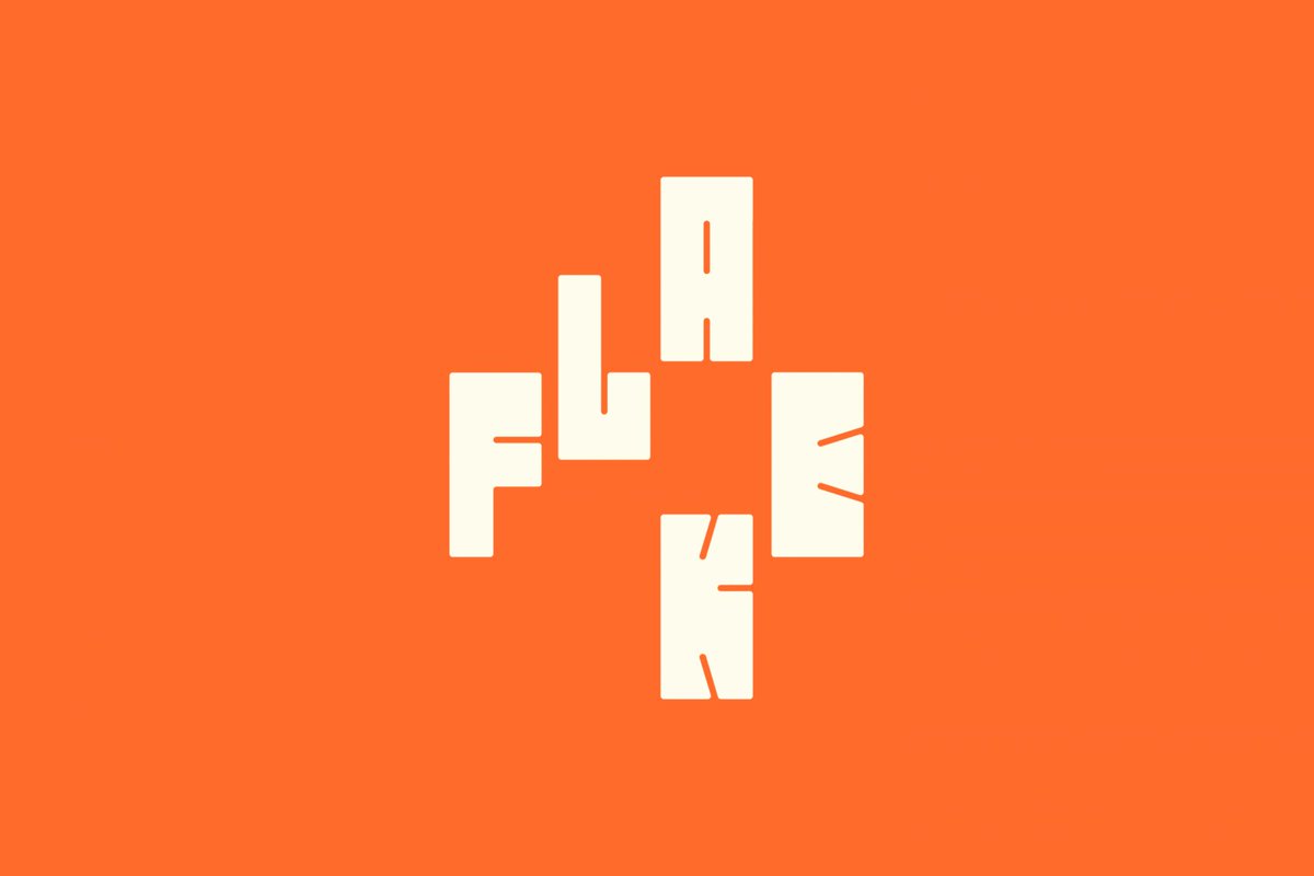 loversmagazine's tweet photo. 'Flake' Typeface by Nicolaas Kotzé (@studio_gummi) 🧡
https://t.co/a0Q37oQbuk https://t.co/5PL08f8nOM