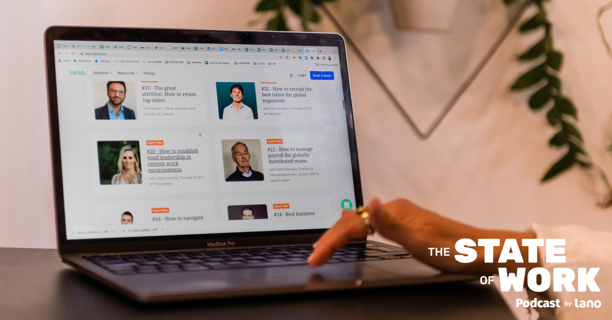 📣All episodes of season 3 of our podcast are now available. From relocation advice to global compensation strategies to the future of crypto payroll &amp; the importance of mental health in remote teams🧠 
🎤Turn on the sound and listen to The State of Work: lano.io/podcast