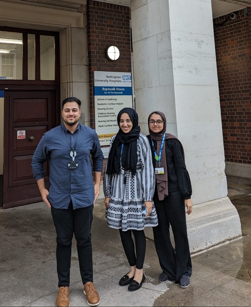 NUHAudiology (@nuhaudiology) on Twitter photo Today is the last day for Hana, Umar and Sakina our <a href="/DMUAudiology/">DMU Audiology</a> PTP students. We've loved having you and wish you well for your final year! <a href="/NUHSurgery/">NUH Surgery and Associated Services</a> @TeamNUH Today is the last day for Hana, Umar and Sakina our <a href="/DMUAudiology/">DMU Audiology</a> PTP students. We've loved having you and wish you well for your final year! <a href="/NUHSurgery/">NUH Surgery and Associated Services</a> @TeamNUH