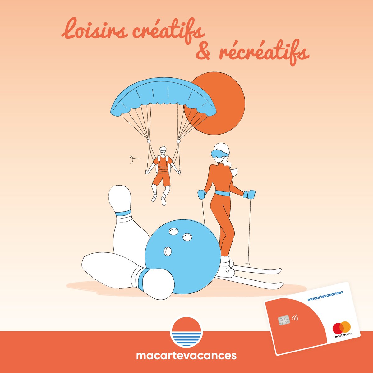 🌈Où et Comment utiliser macartevacances ?🌈
Vacances, sport et culture ... Mais pas seulement ! 
macartevacances, c'est une multitude de possibilités, puisque c’est une carte de paiement Mastercard® !

#cartedepaiement #CSE #salariés #vacances #hébergements #transports #culture