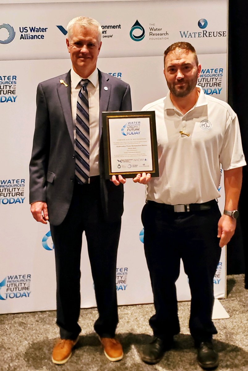 KISH2O's tweet photo. Special thanks to all our clean water partners! Congrats to all the other worthy recipients of the Utility of the Future Today award! #proudlydekalb https://t.co/rzXYdcWrbu