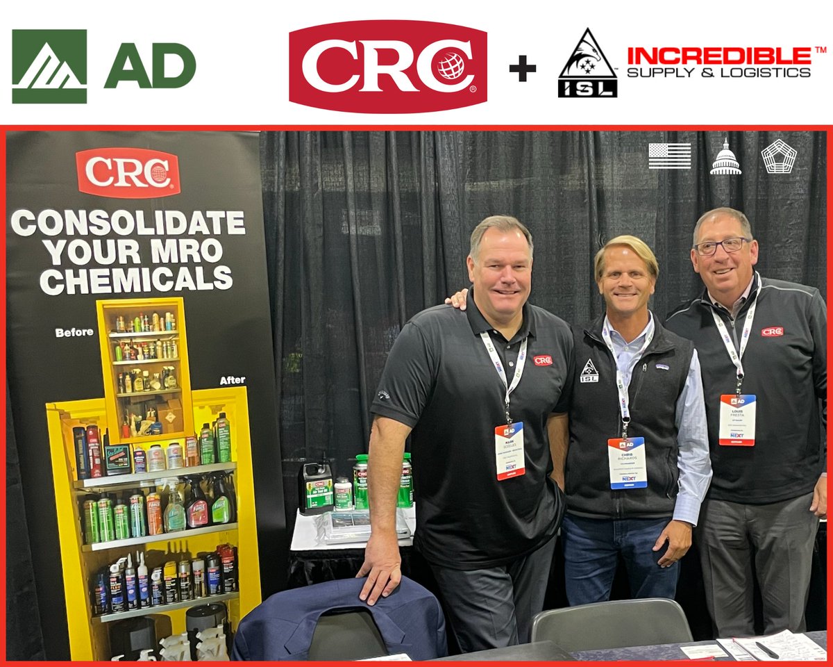 That’s a wrap with @AD_HQ  and <a href="/AD_IndustrialS/">AD Industrial & Safety US</a> from the Rockies. CR closed out the week with Mark Sceeles &amp; Louis Fresta of <a href="/CRCAuto/">CRC Industries, Inc.</a>, a specialty chemical company that supports ISL's Fed &amp; Defense Auto, Marine, &amp; Truck sustainment solutions. #ADToetherWeWin #ADStrong