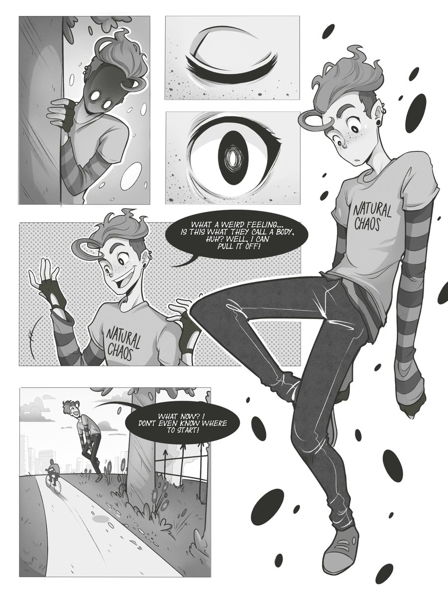 aaaaaaa i found an old one shot i was planning on doing back in 2016 and it's sooo much cuter than i remember! ♡ it's so nice to bump into this kind of stuff! since i'm never going to finish it, here are some of the pages i already had fully done: