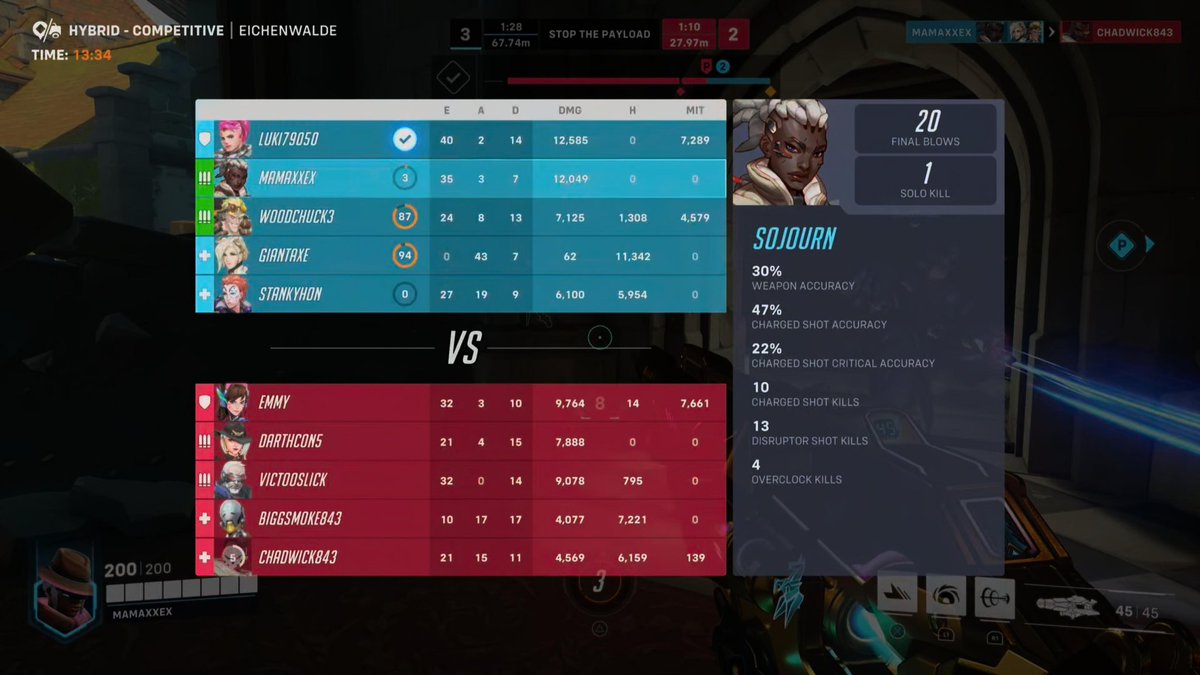 MaMaxxEx's tweet photo. @BlizzardCS @PlayOverwatch Just to show some stats to show I am not exagerating either. 😂 https://t.co/lzVEZ0zCyf