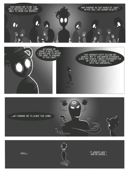 aaaaaaa i found an old one shot i was planning on doing back in 2016 and it's sooo much cuter than i remember! ♡ it's so nice to bump into this kind of stuff! since i'm never going to finish it, here are some of the pages i already had fully done: 