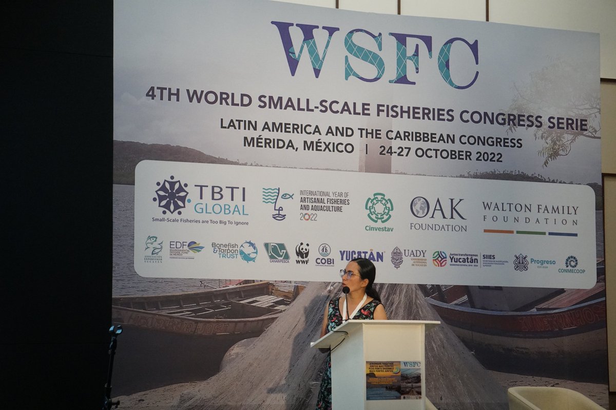 TBTInetwork's tweet photo. "Día 3, 26 de Octubre
Discusión sobre formas para fortalecer la resiliencia socio - ecológica y explorar formas para lograr viabilidad de pesca de pequeña escala
#JuntosMasFuertes #PlusFortsEnsemble #4WSFCLAC #SSF #IYAFA #4WSFC https://t.co/reav8PBbVa