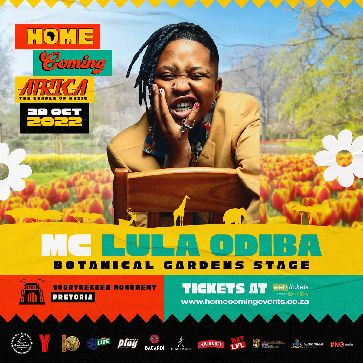 HomeComingEvent's tweet photo. Introducing your MC’s for #HomeComingAfrica 🔥

LIMITED general tickets are still available for purchase at https://t.co/bRNxlMgXRW , Webtickets or your nearest Pick n Pay. 
Get yours before they sell out 👀

#CradleOfMusic https://t.co/ZvnEGHSoi8