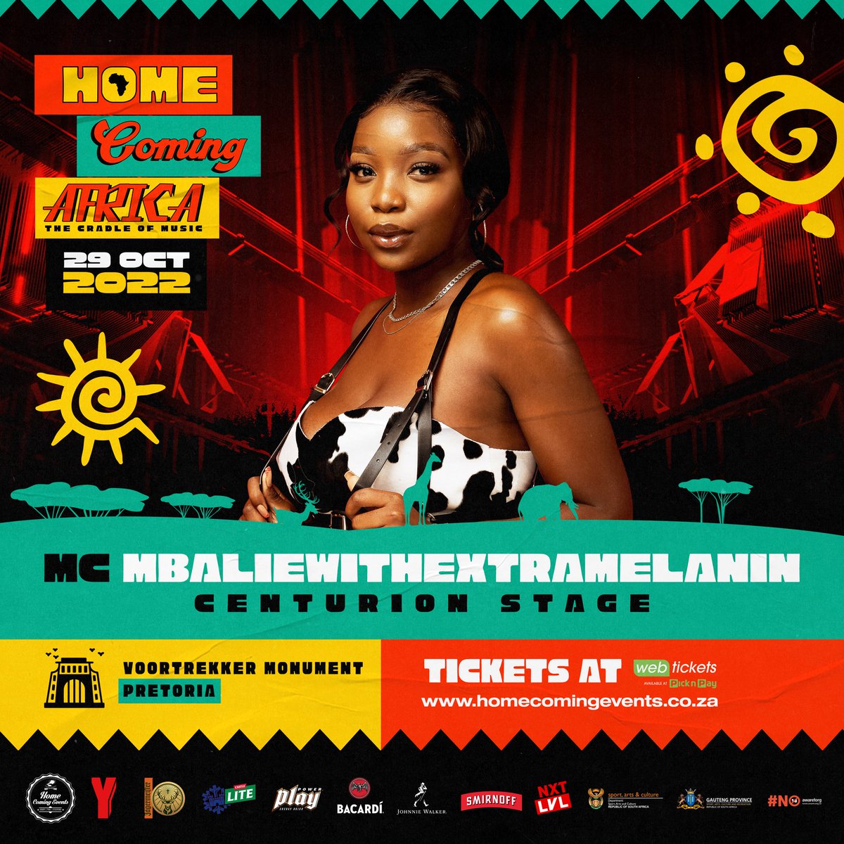 Introducing your MC’s for #HomeComingAfrica 🔥

LIMITED general tickets are still available for purchase at homecomingevents.co.za , Webtickets or your nearest Pick n Pay. 
Get yours before they sell out 👀

#CradleOfMusic