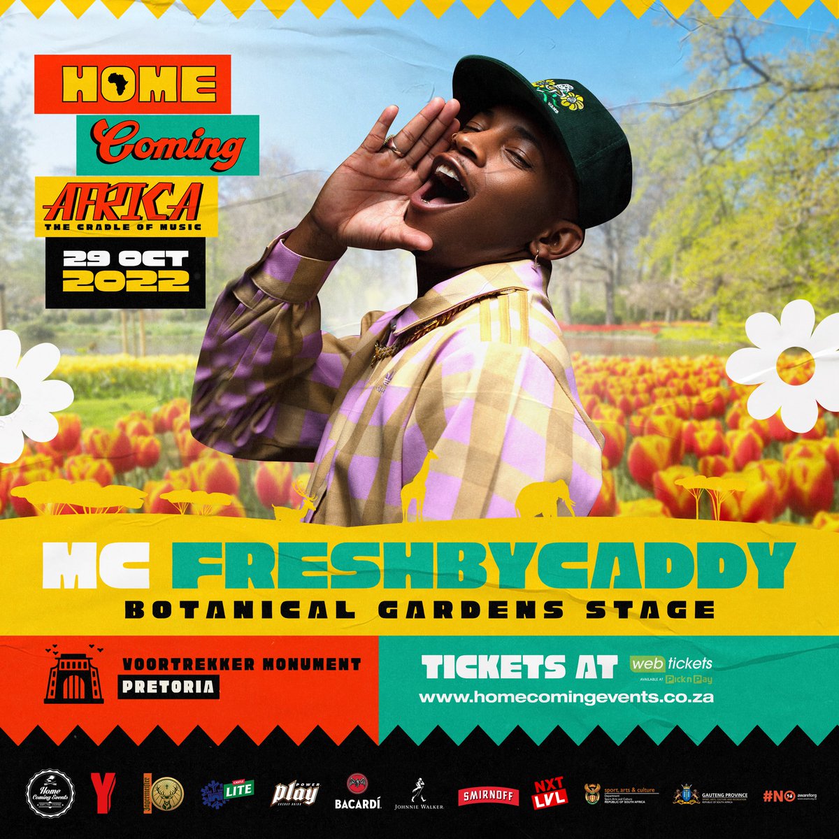 HomeComingEvent's tweet photo. Introducing your MC’s for #HomeComingAfrica 🔥

LIMITED general tickets are still available for purchase at https://t.co/bRNxlMgXRW , Webtickets or your nearest Pick n Pay. 
Get yours before they sell out 👀

#CradleOfMusic https://t.co/ZvnEGHSoi8