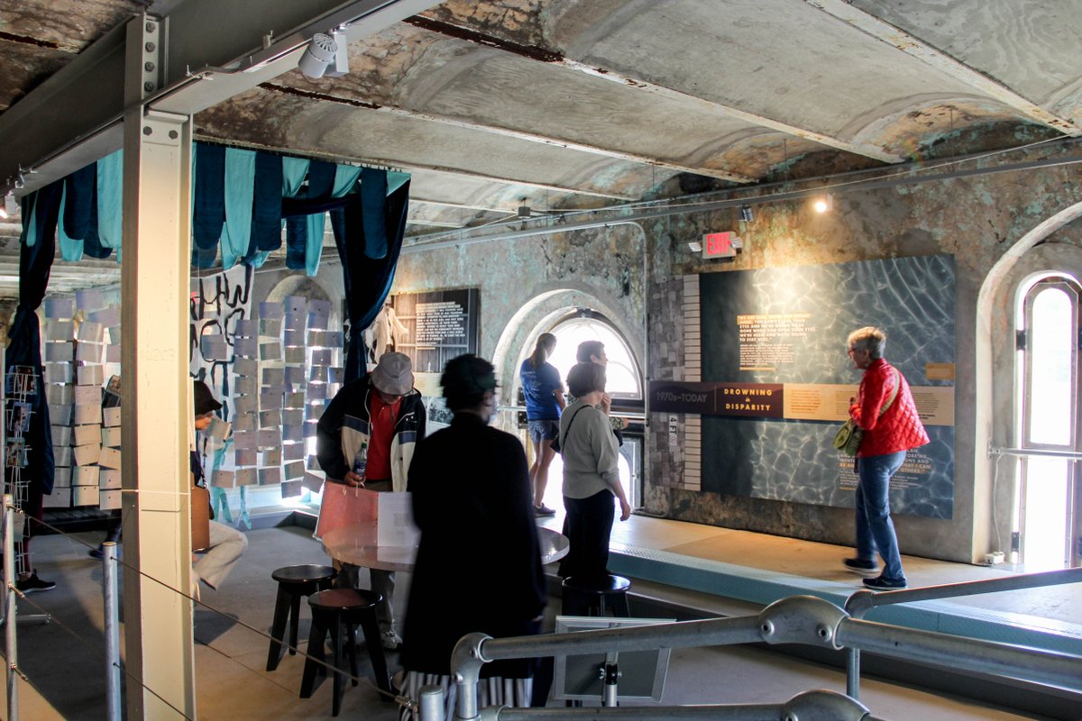 FairmountWW's tweet photo. Still in awe of the depth of the impact of #poolphl ! The exhibit is closed for the season, but you can experience it online: https://t.co/zxgHHWHpZc
#tbt #fairmountwaterworks #swimmingequity #diversityinclusion #diversityequityinclusion #equityandinclusion #watersafetyawareness https://t.co/weKqMQCXnK