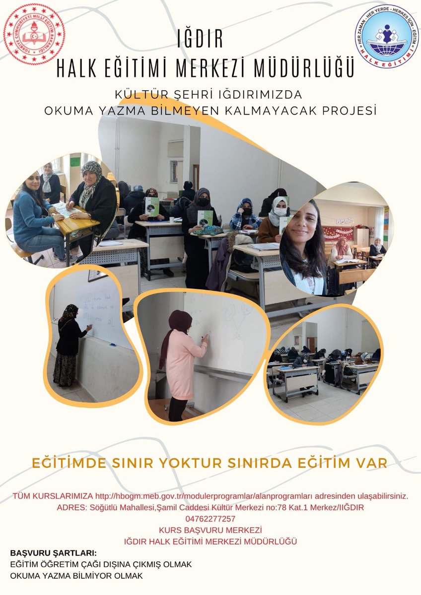 Iğdır İl Milli Eğitim Müdürlüğü (@igdirmem76) on Twitter photo 