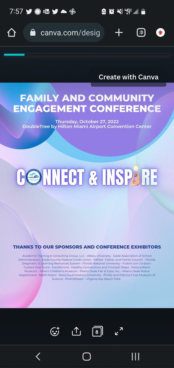 MDCPSOSPI's tweet photo. Collaborating and developing partnerships with all stakeholders while connecting and inspiring at the Family and Community Engagement Conference #CONNECT #FAMILY #mdcpscommunity @SuptDotres @MDCPSCommunity https://t.co/0BpwpJRD8y