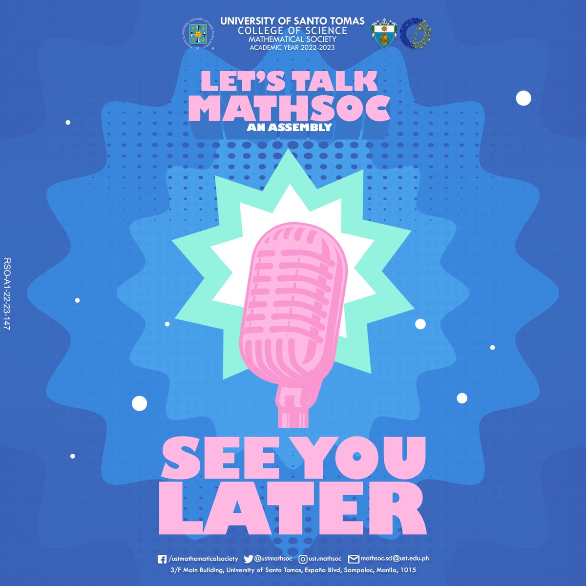 ustmathsoc's tweet photo. HEY DARLING, IT’S D-DAY! 🤩

The most awaited Let’s Talk MATHSOC: An Assembly is happening TODAY‼️ Don’t miss out on this opportunity to hit two birds with one stone: have fun and get a chance to win a prize (uyyyy 🤑) while getting to know more about us! https://t.co/5JPEEDJtmS