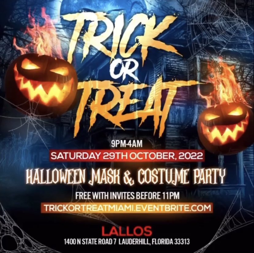 Trinomatic's tweet photo. This Saturday #Halloween #TrickOrTreat #HalloweenParty https://t.co/OqqYsw2qCO