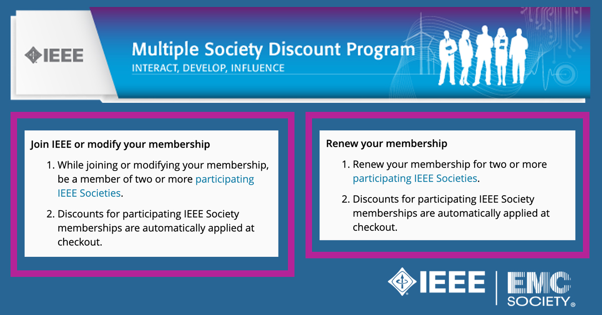 IEEE_EMCS's tweet photo. Save 💰 on Your @IEEEorg Society Memberships!
For a limited time, you can use the Multiple Society Discount Program to save 5% when you join more than one IEEE Society!
Join or renew your @IEEE_EMCS membership & save today! https://t.co/YKKkzvoQPF
#Join_EMCS • #Renew_EMCS✅ https://t.co/cI9YPBfapx