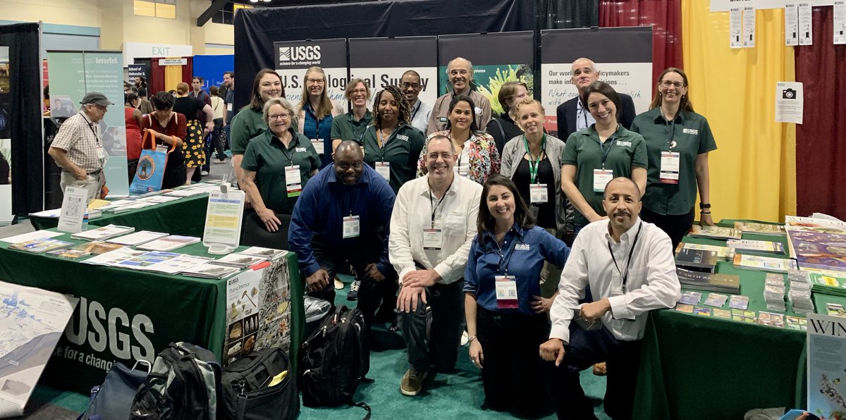 USGS scientists and support staff are at the #TrueDiversity in STEM conference to get to know @sacnas attendees. If you're there, please drop by booth 1922-1924-1926 to say hello! If not, visit our virtual booth: usgs.gov/sacnas #2022NDiSTEM