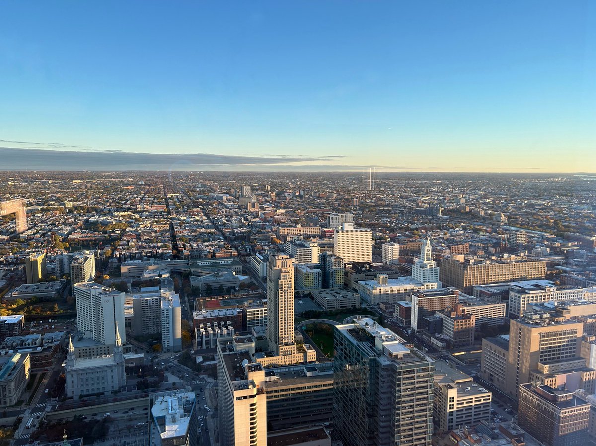 The view from my new workplace (if I walk a few desks over… and only for this week)