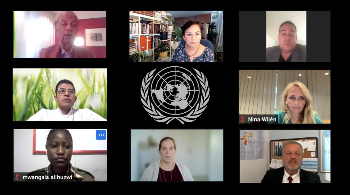 To better support women in #peacekeeping, we need to integrate #genderperspective into mental health strategies. Thank you to panel of experts at our virtual event, co-hosted by 🇩🇪 &🇨🇦🇲🇽🇬🇭🇮🇱 for addressing improved, inclusive health & wellness programming for UN field personnel.