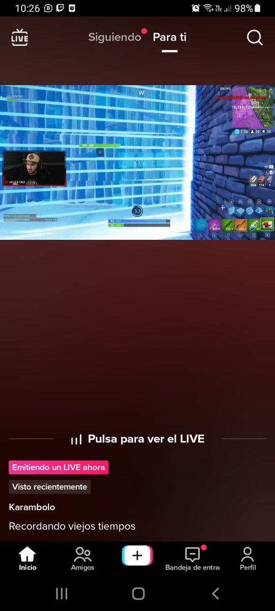 Elmocrack1's tweet photo. @LOLiTOFDEZ está cuenta de tiktok transmite tus directos haciendose pasar por ti. https://t.co/0nAdP4JbdF