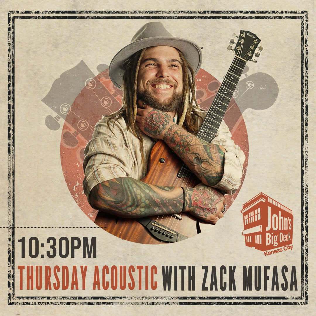 The countdown is on! Thursday Acoustic with Zack Mufasa 🎉🎉🎉  ...