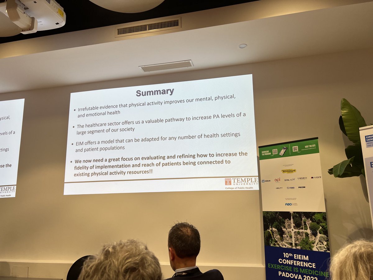 Dr Dora Papadopoulou (@dora_sportmed) on Twitter photo Kick off for the 10th European Conference Exercise is Medicine
<a href="/WvanMechelen/">Willem van Mechelen, dr. h.c. (VUB, Brussels)</a>
<a href="/steinacker_jm/">Jürgen M Steinacker</a>
<a href="/ermoland/">Andrea Ermolao</a> <a href="/HansZwerver/">Hans Zwerver</a>
#eim2022
#exerciseismedicine
#Padova Kick off for the 10th European Conference Exercise is Medicine
<a href="/WvanMechelen/">Willem van Mechelen, dr. h.c. (VUB, Brussels)</a>
<a href="/steinacker_jm/">Jürgen M Steinacker</a>
<a href="/ermoland/">Andrea Ermolao</a> <a href="/HansZwerver/">Hans Zwerver</a>
#eim2022
#exerciseismedicine
#Padova