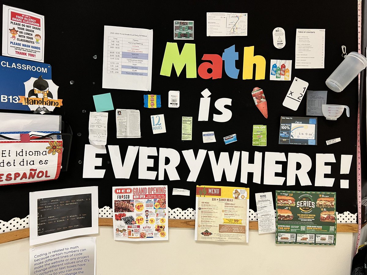 glenn_lacey's tweet image. When @kaburch1981 says #MathIsEverywhere…it truly is! I love these real world examples students have provided.
@RuckerRocks @CRodriguezAcena