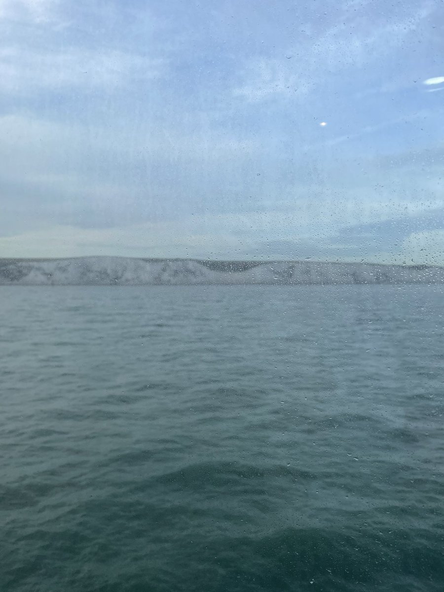 Docking into Dover! Smooth ferry crossing.